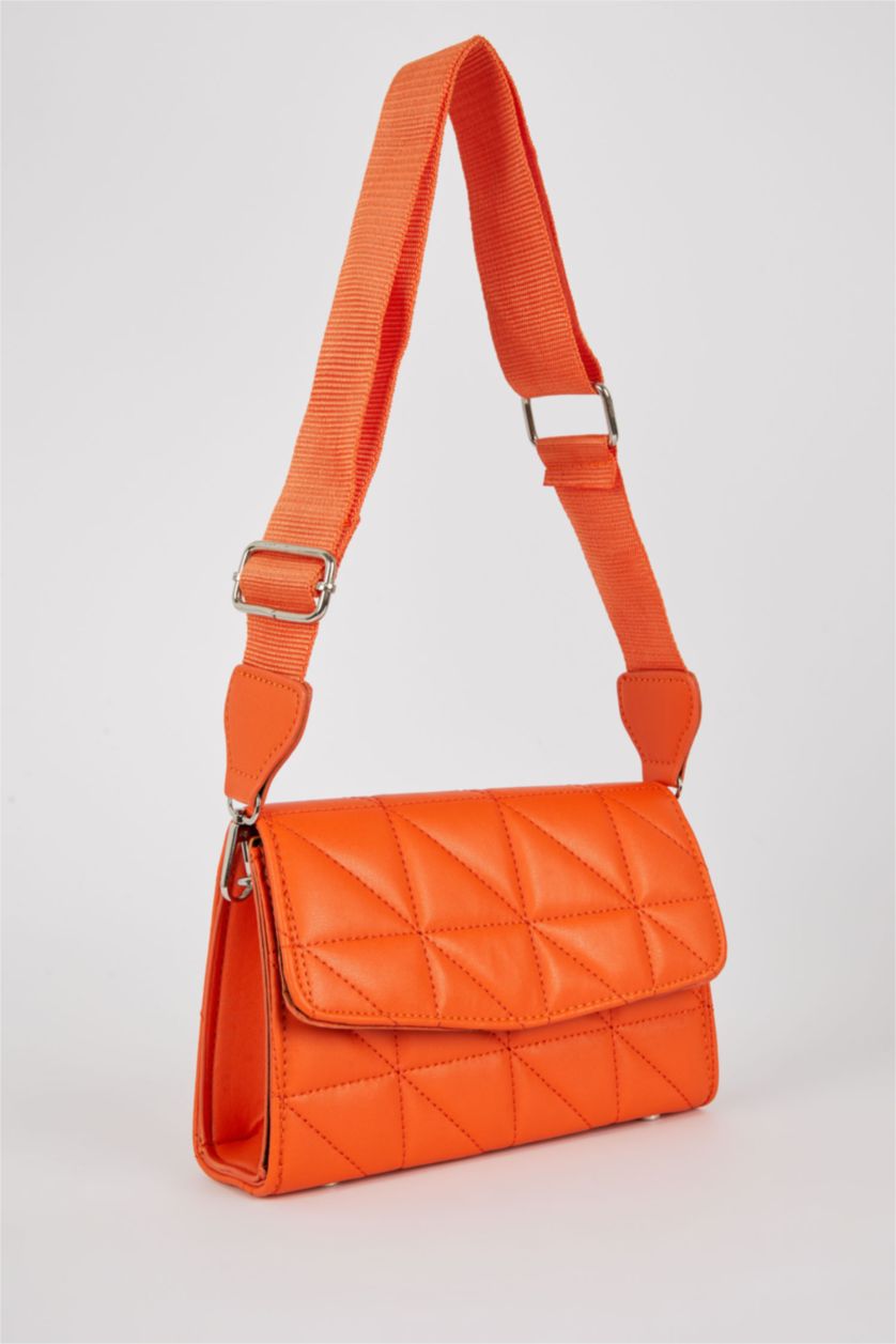 FEMME Orange Sac à bandoulière PU