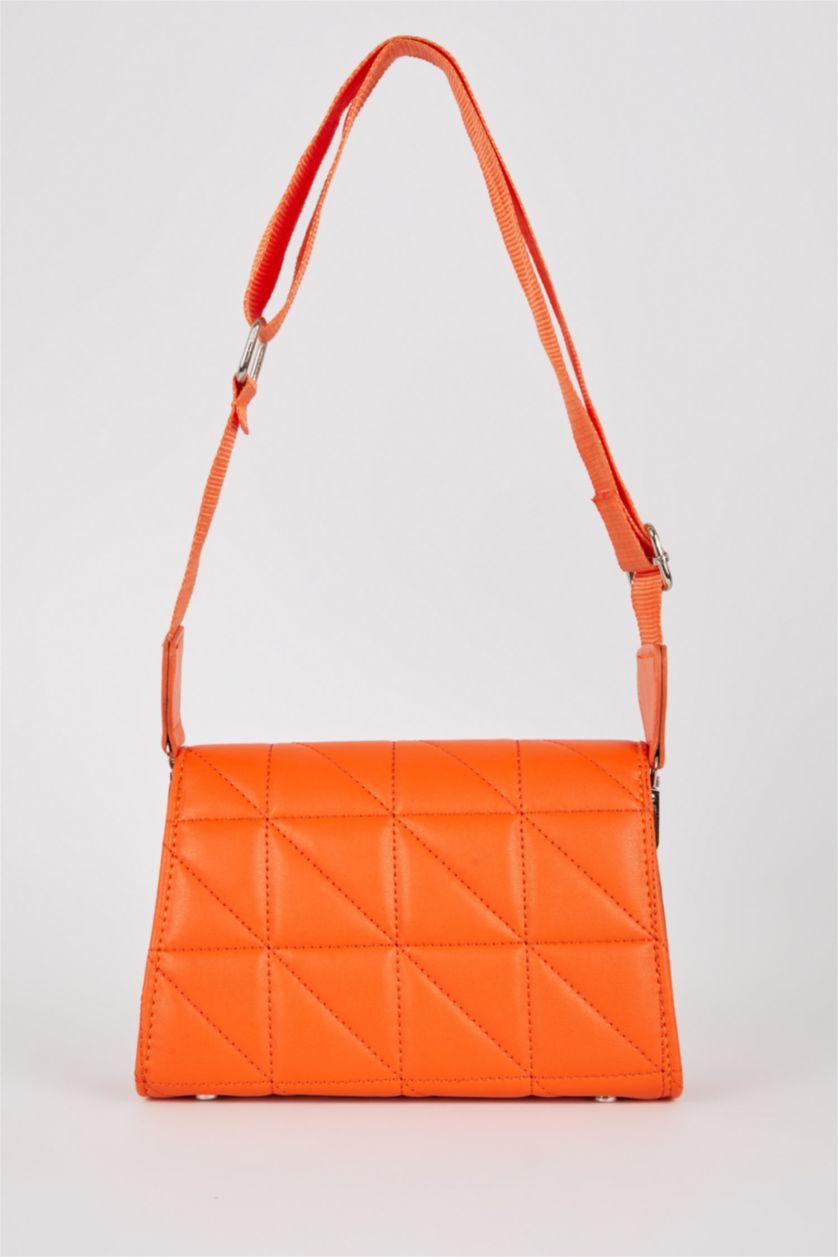 FEMME Orange Sac à bandoulière PU