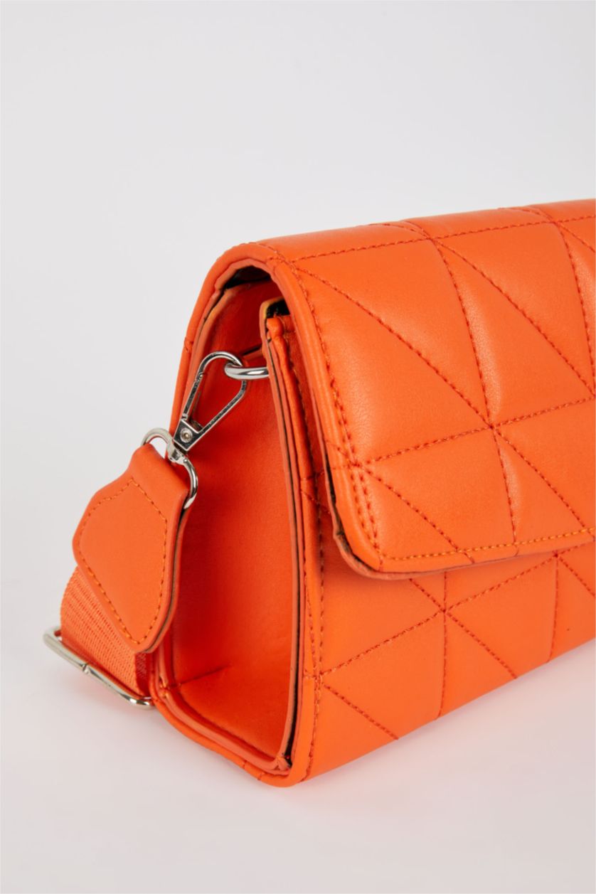 FEMME Orange Sac à bandoulière PU