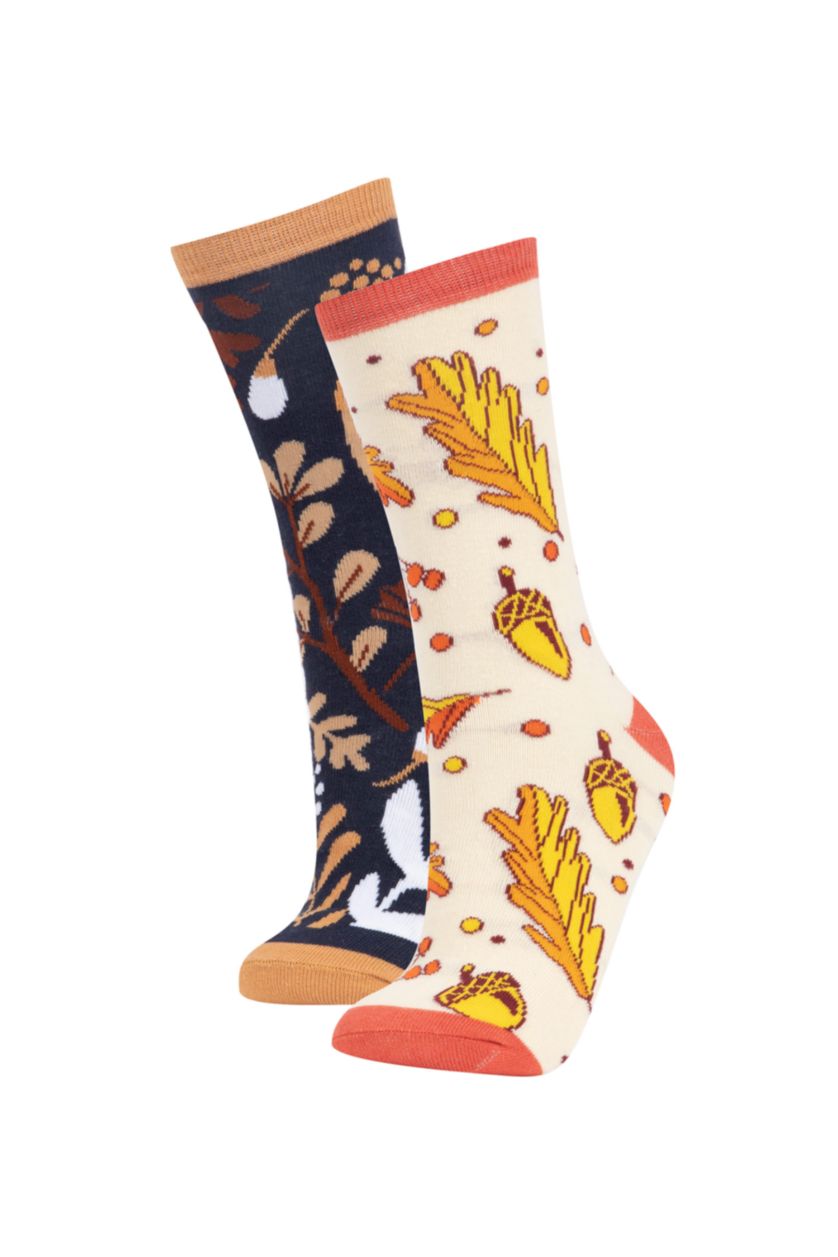WOMAN Karma 2 piece Cotton Funny Socks