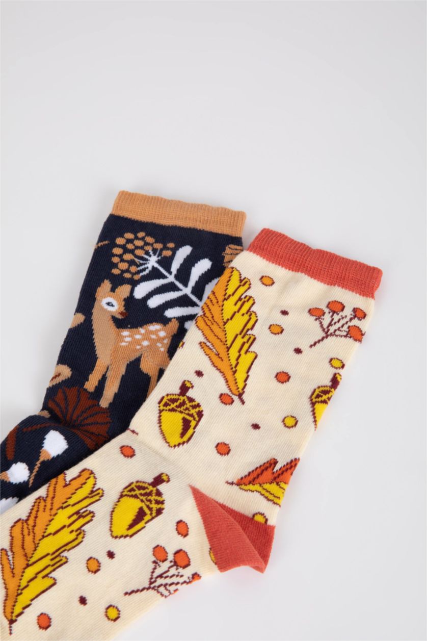 WOMAN Karma 2 piece Cotton Funny Socks