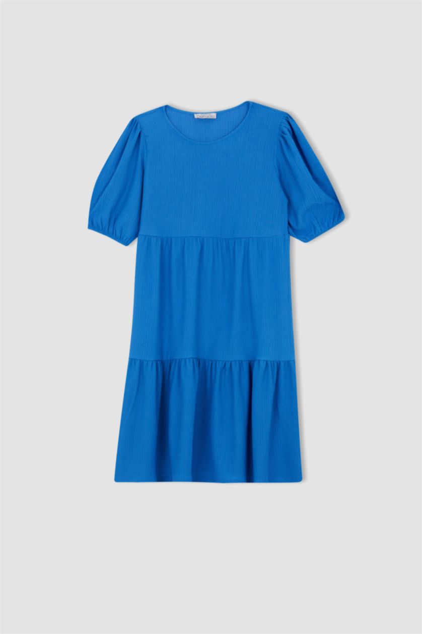 FEMME Bleu Robe de maternité Longueur 3/4