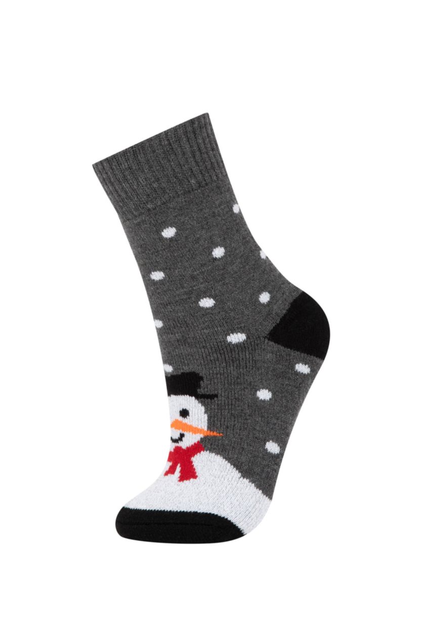 Женщины Разноцветный Длинные носки из хлопка для женщин