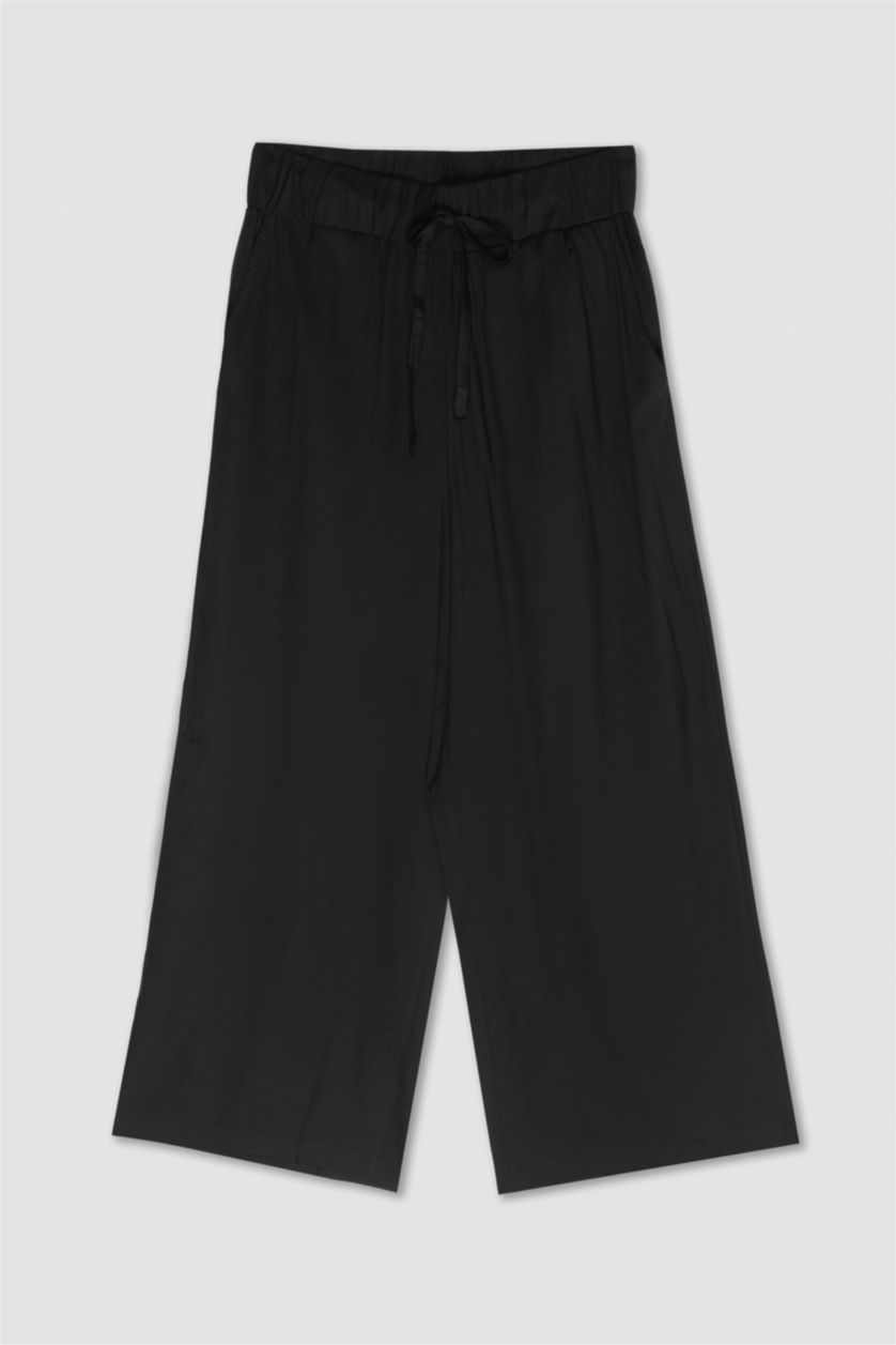 WOMAN Black Palazzo Trousers