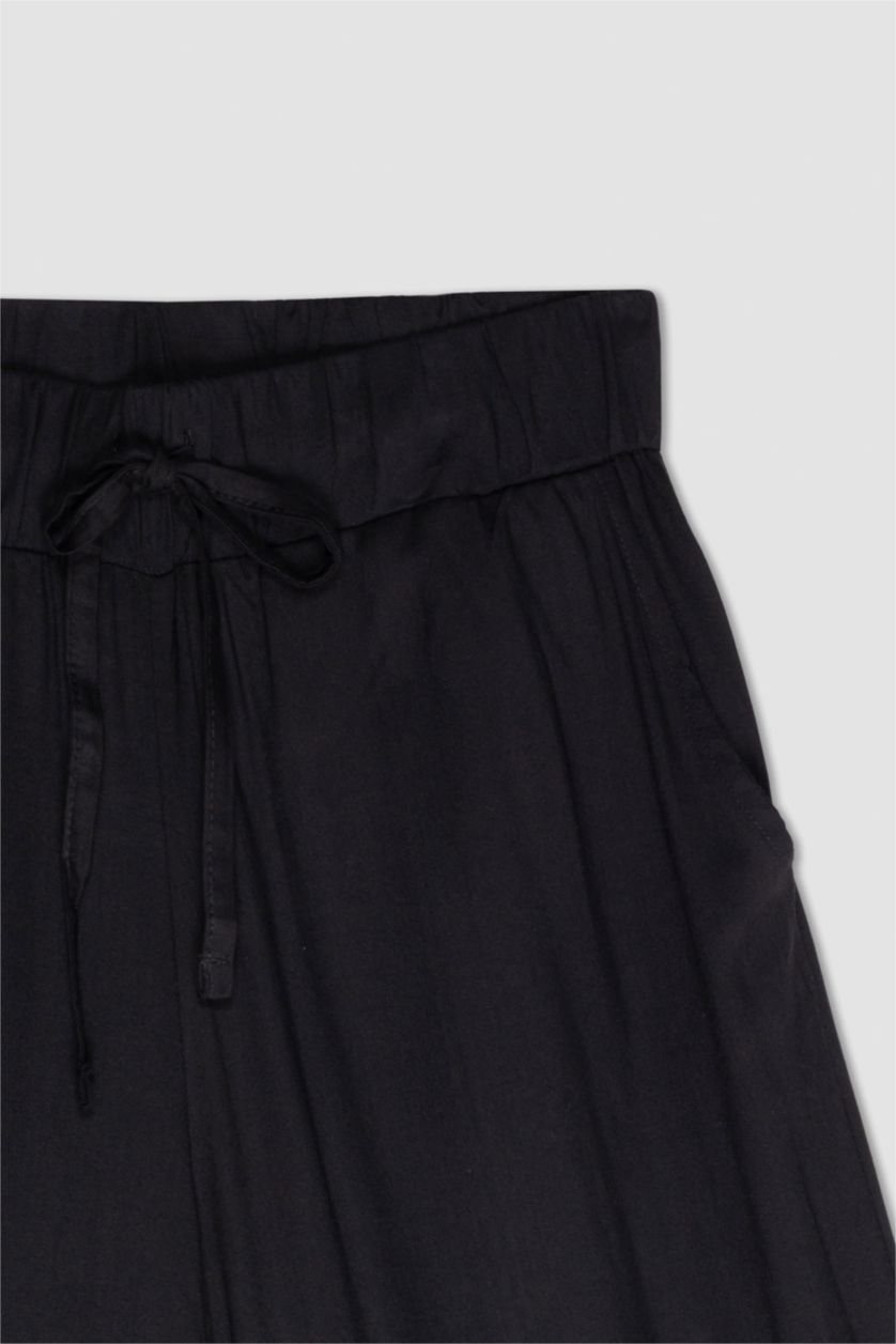 WOMAN Black Palazzo Trousers