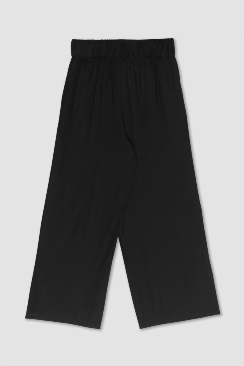 WOMAN Black Palazzo Trousers