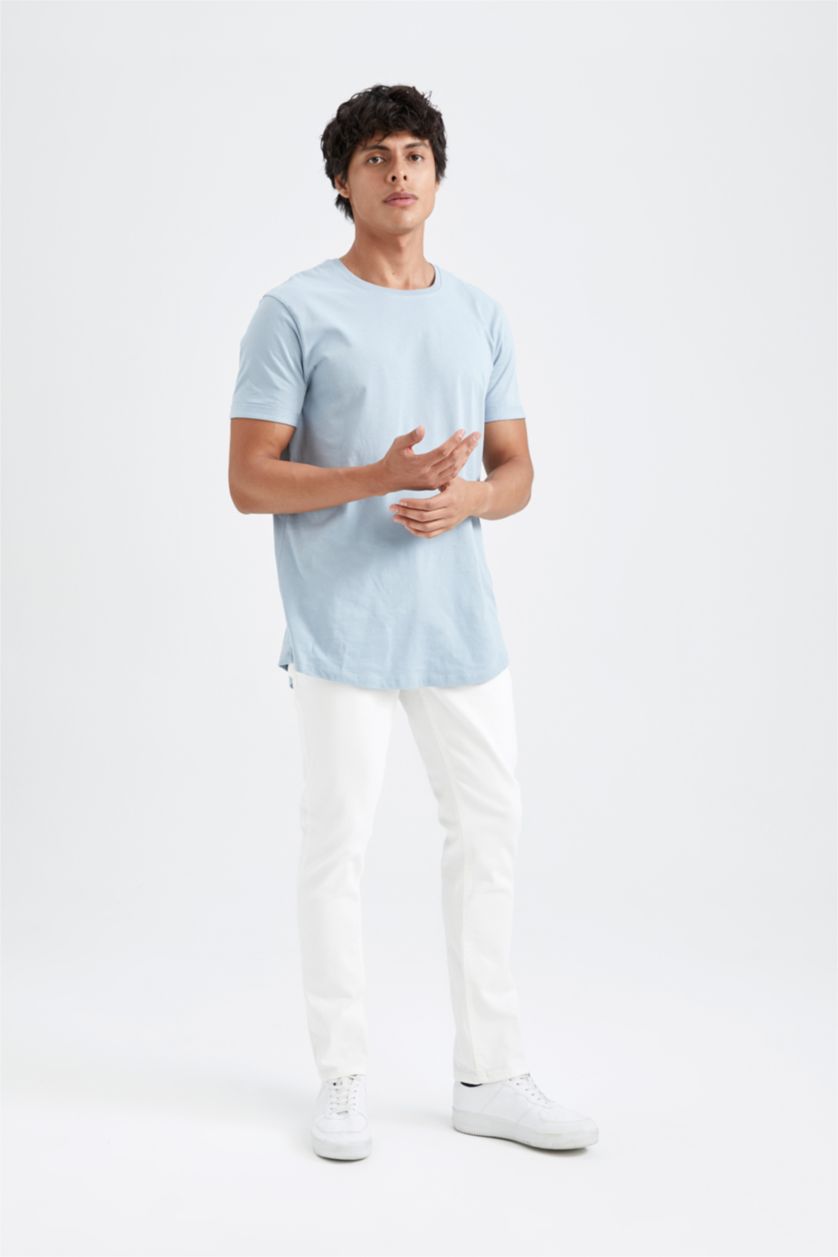 HOMME Écru Pantalon PEDRO - Coupe slim en jean