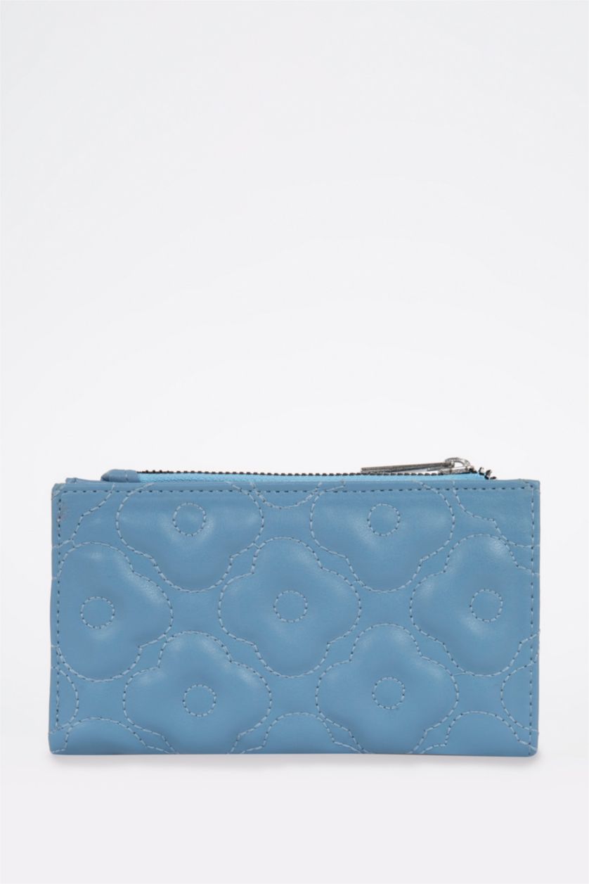 FEMME Bleu Portefeuilles PU