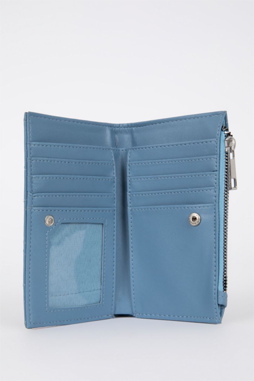 FEMME Bleu Portefeuilles PU