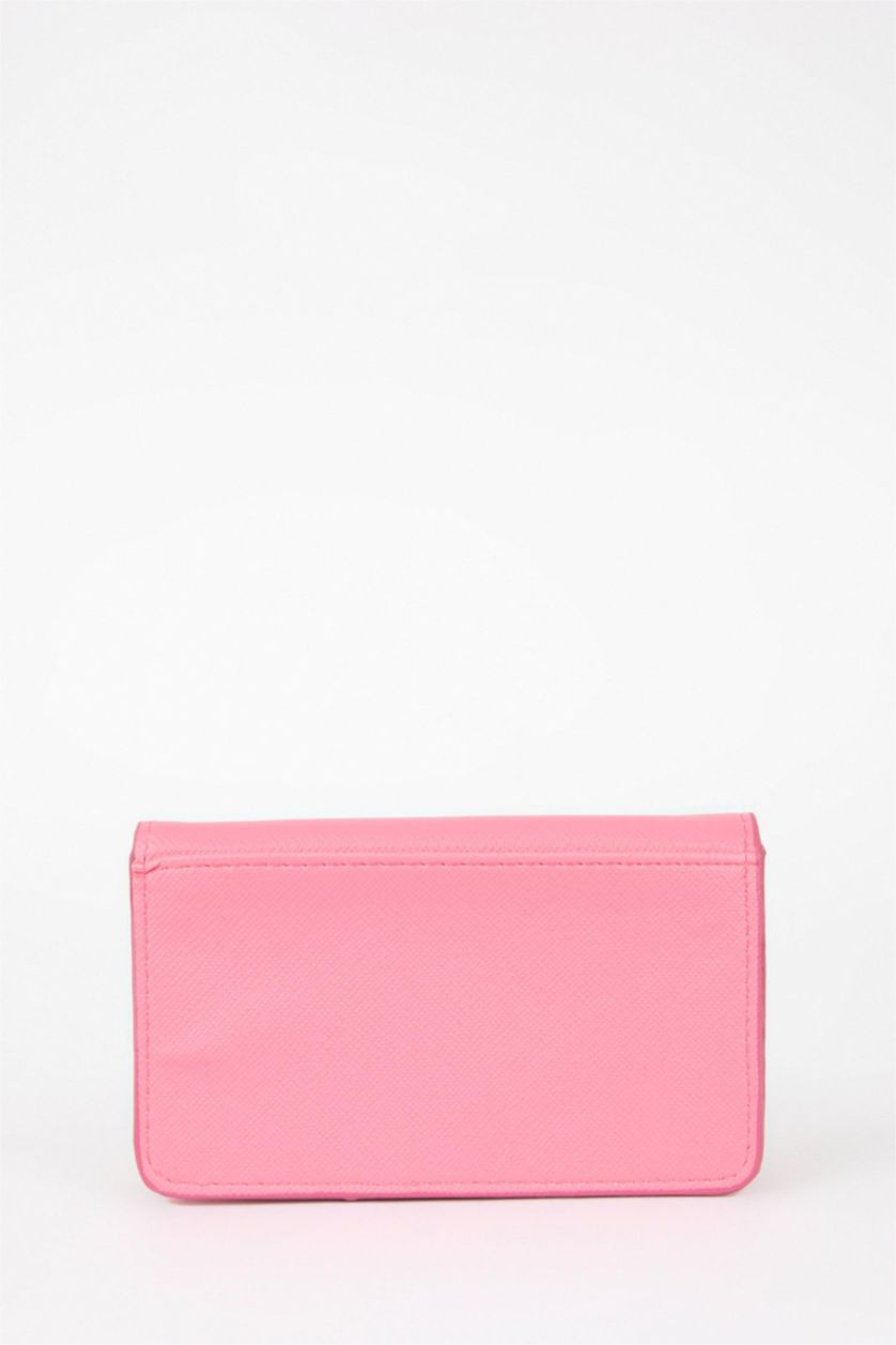Women Fushsia Woman Faux Leather Wallets