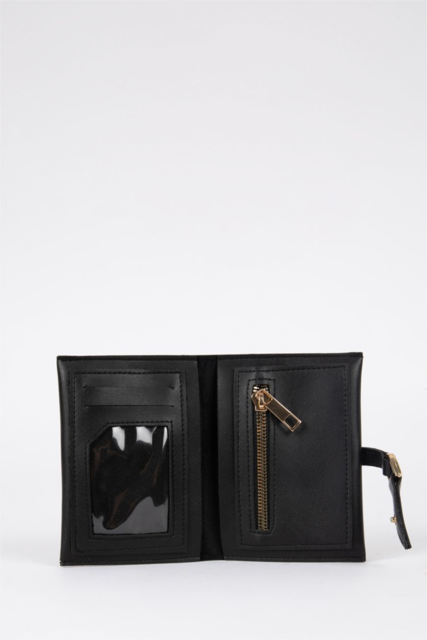 Kadın Siyah Kadın Suni Deri Cüzdan