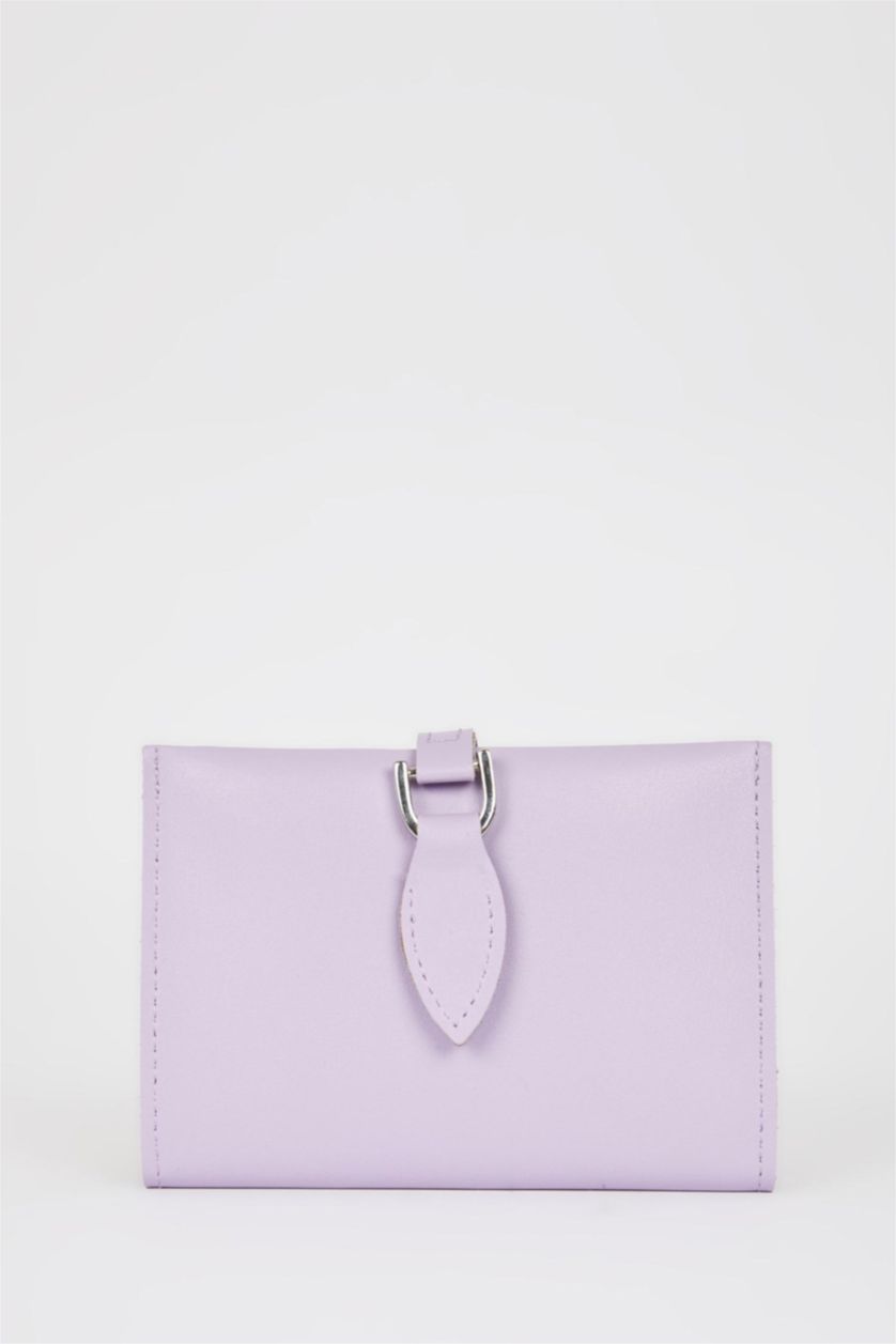 FEMME Violet Portefeuille En Similicuir Pour Femme