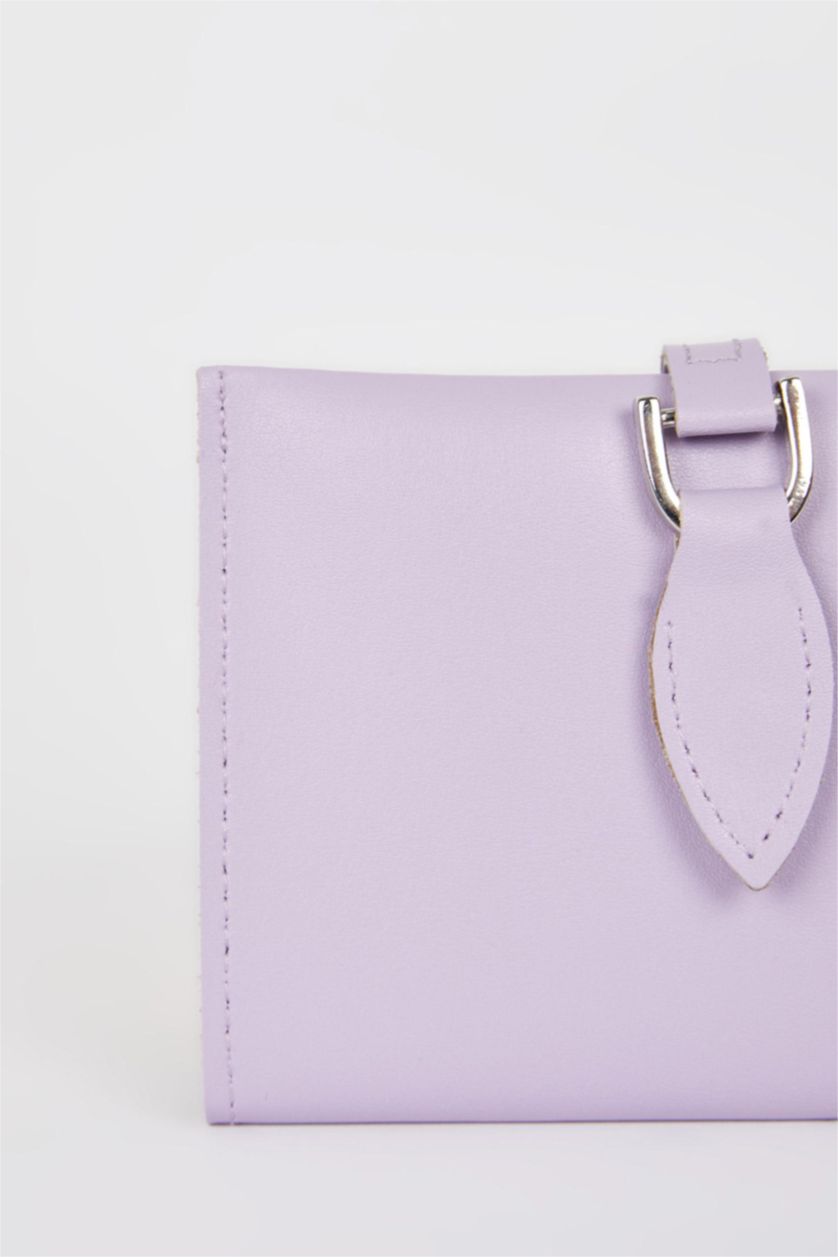 FEMME Violet Portefeuille En Similicuir Pour Femme