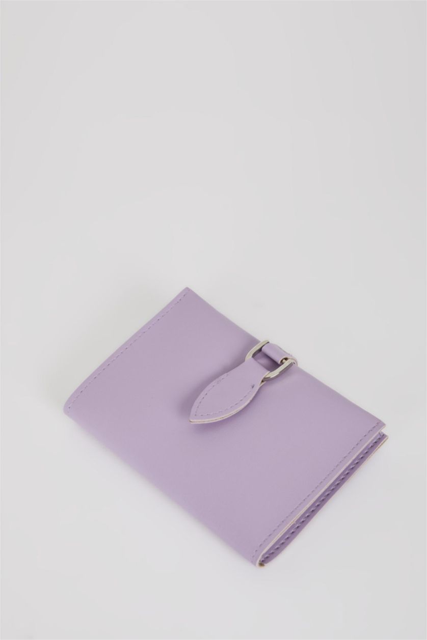 FEMME Violet Portefeuille En Similicuir Pour Femme