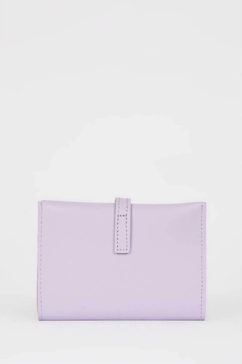 FEMME Violet Portefeuille En Similicuir Pour Femme