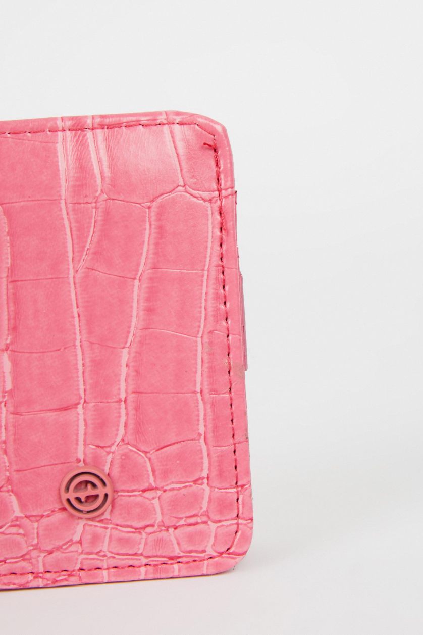 Kadın Fuşya Kadın Croco Cüzdan