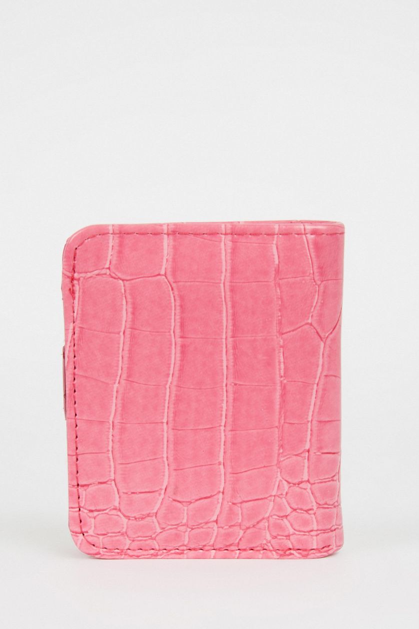Kadın Fuşya Kadın Croco Cüzdan