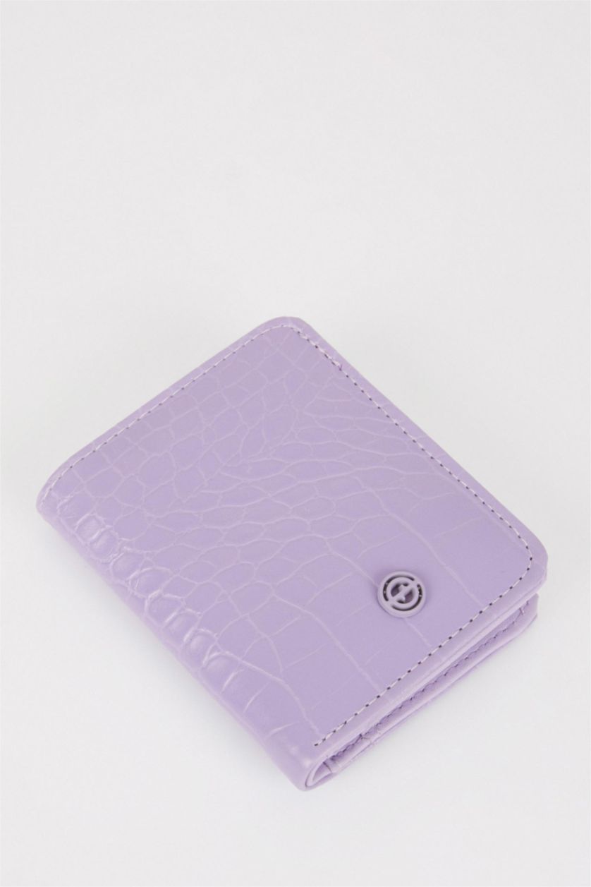 Kadın Lila Kadın Croco Cüzdan