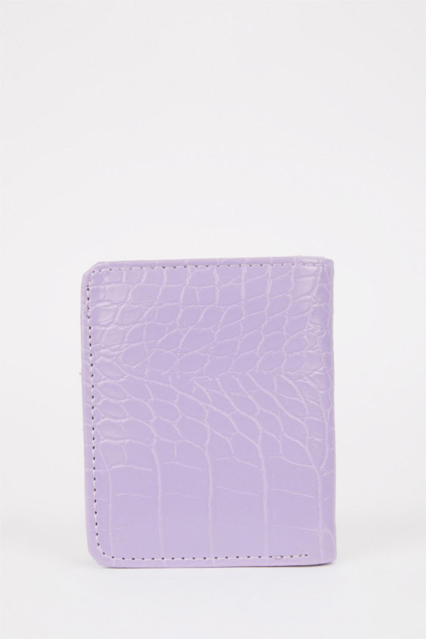 Kadın Lila Kadın Croco Cüzdan
