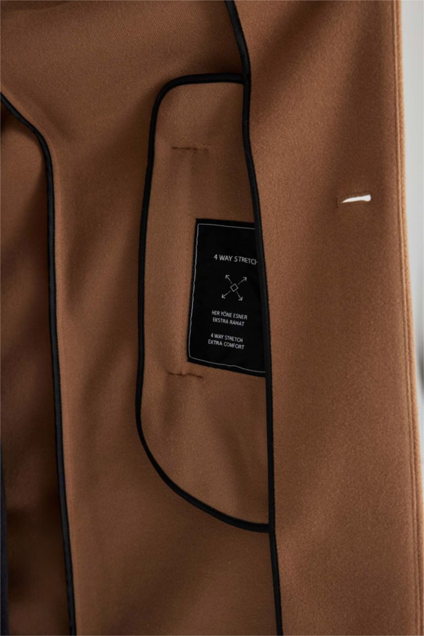MAN Camel Button up Coat