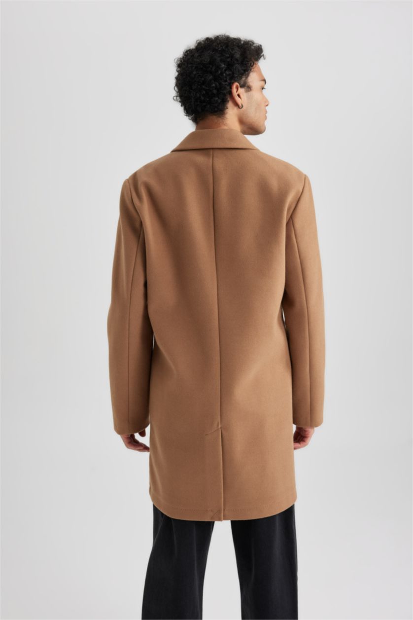 MAN Camel Button up Coat