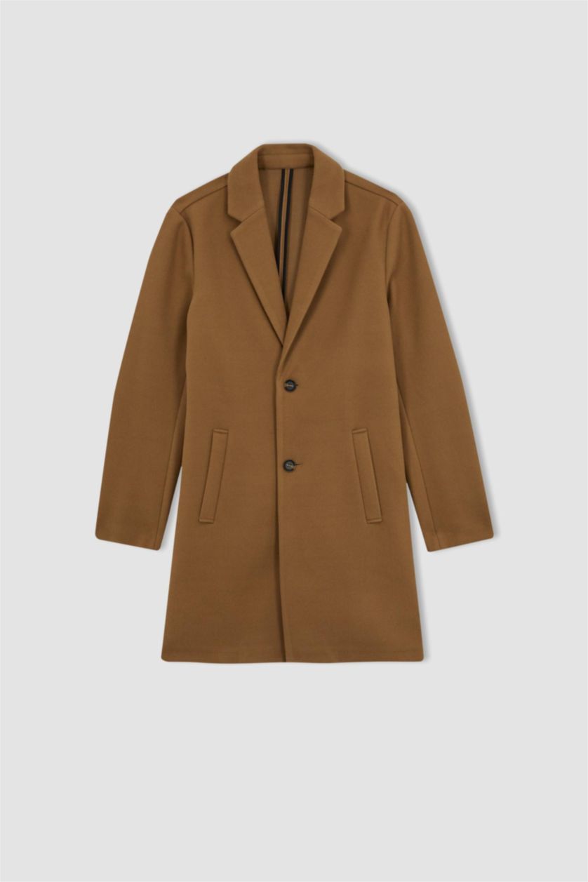 MAN Camel Button up Coat