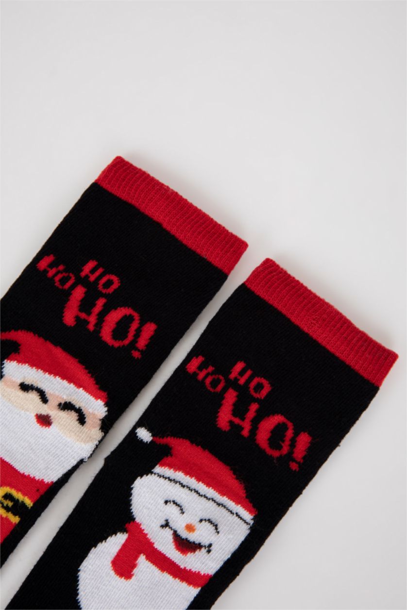 BOYS & TEENS Karma Boy Christmas Themed 2 Piece Cotton Long Socks