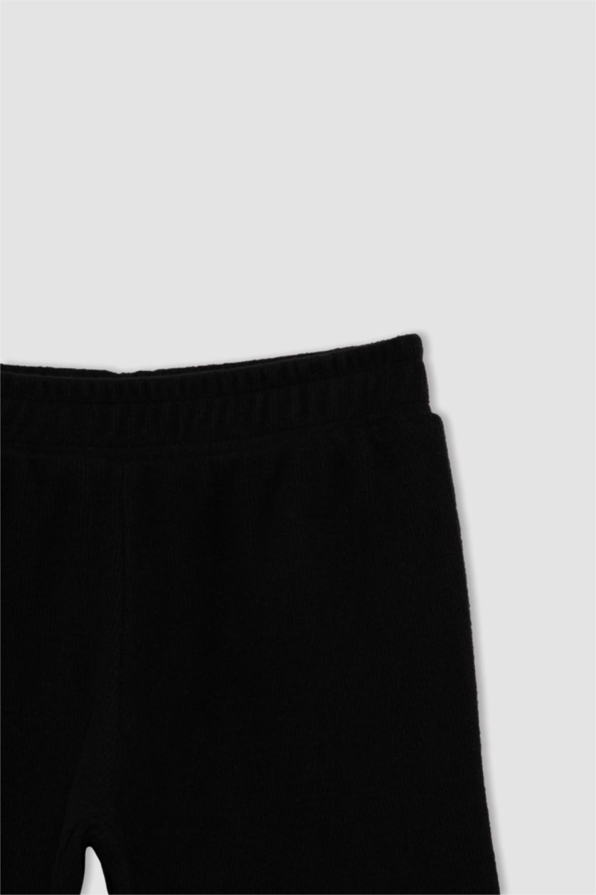 Kız Çocuk - Genç Kız Siyah Kız Çocuk Baskılı Sweatshirt Eşofman Altı 2'li Takım