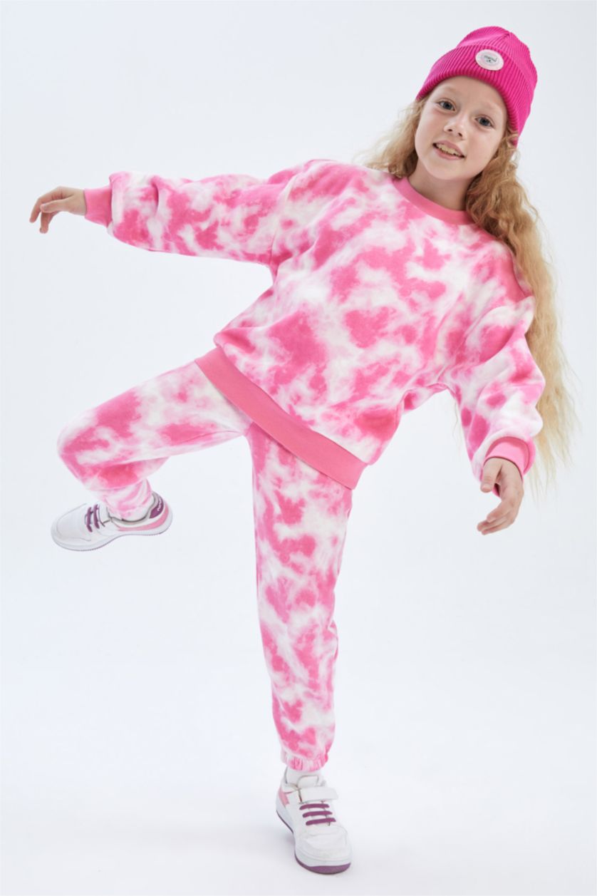 FILLES Rose Ensemble En Tricot 2 Fille