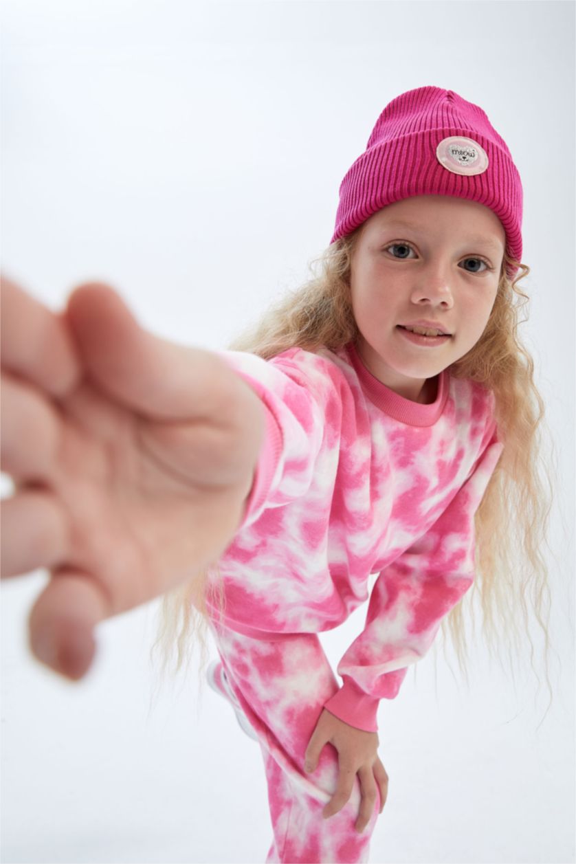 FILLES Rose Ensemble En Tricot 2 Fille