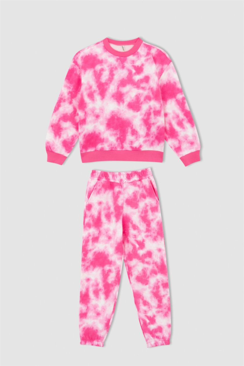 FILLES Rose Ensemble En Tricot 2 Fille