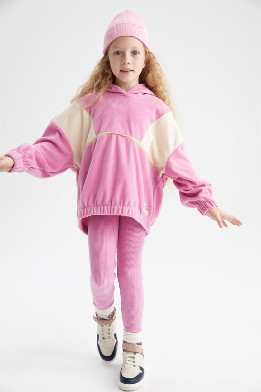 FILLES Rose Ensemble En Tricot 2 Fille