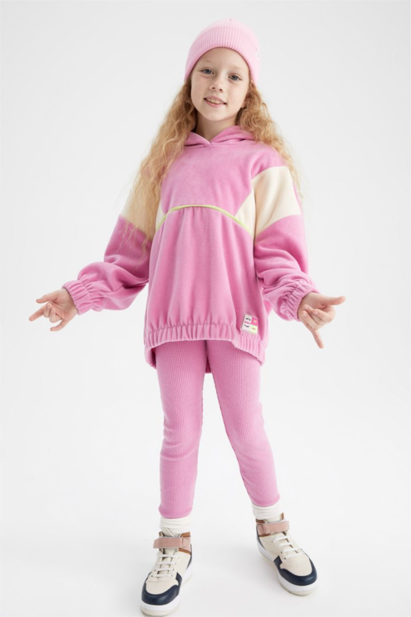 FILLES Rose Ensemble En Tricot 2 Fille