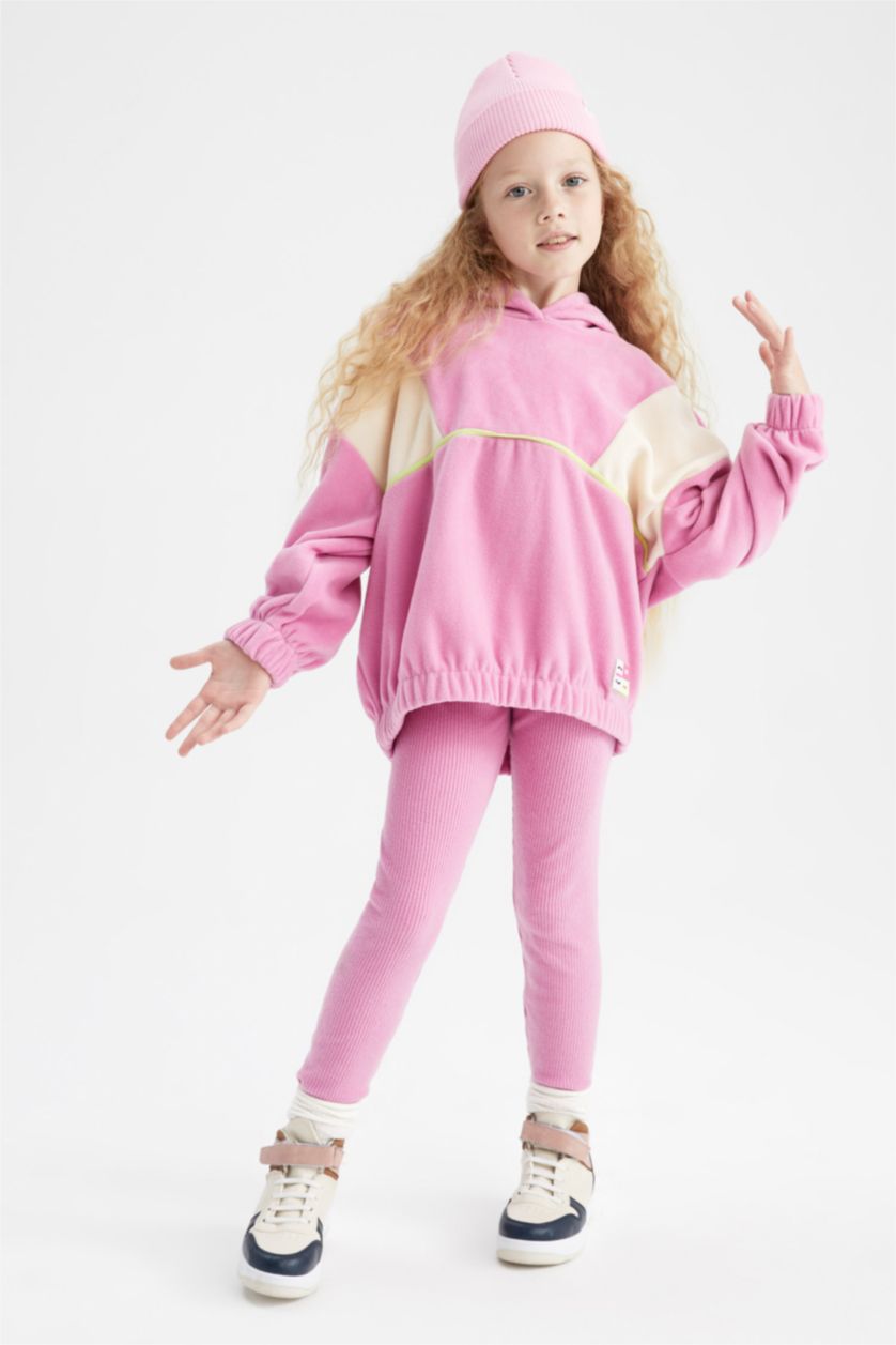 FILLES Rose Ensemble En Tricot 2 Fille