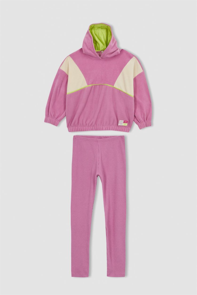 FILLES Rose Ensemble En Tricot 2 Fille