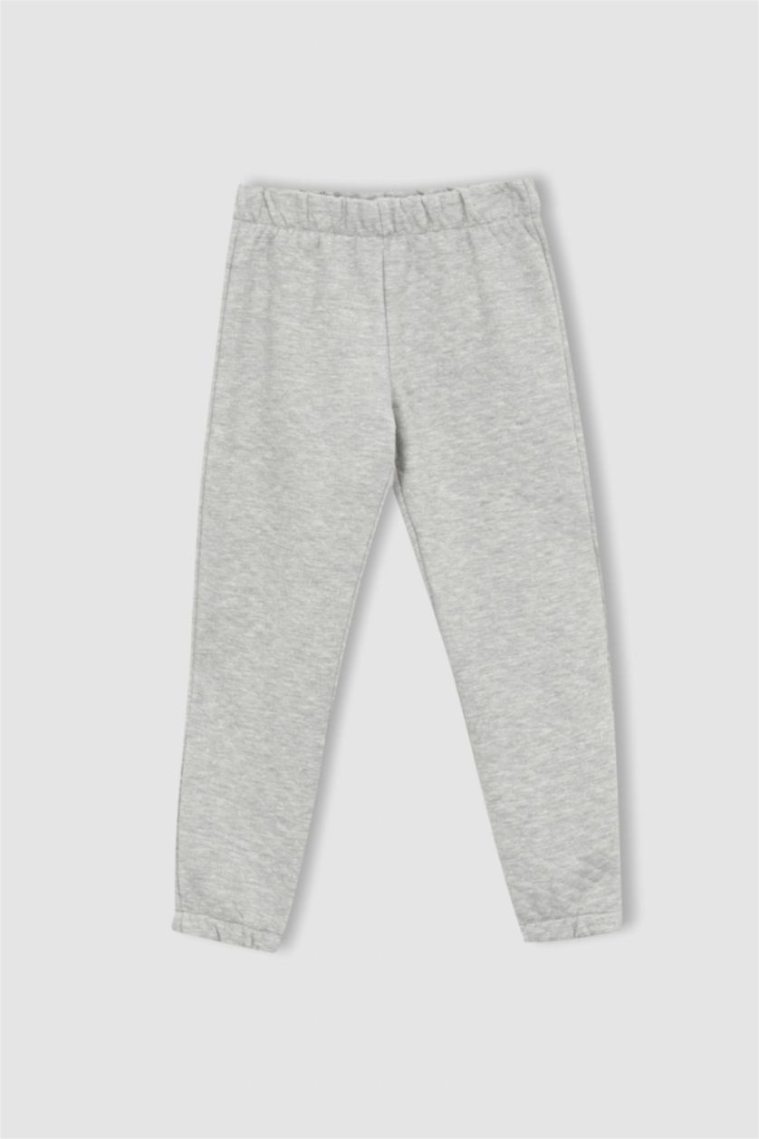 GIRLS & TEENS Light Grey Melange طقم قصة عادية