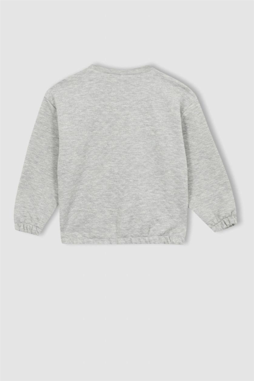 GIRLS & TEENS Light Grey Melange طقم قصة عادية