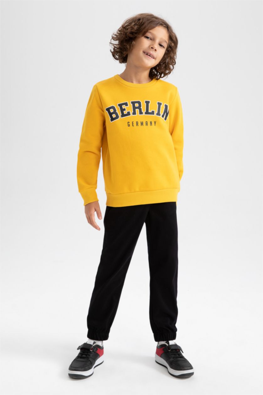 Мальчики и подростки Черный Штаны джоггеры с карманами для мальчиков