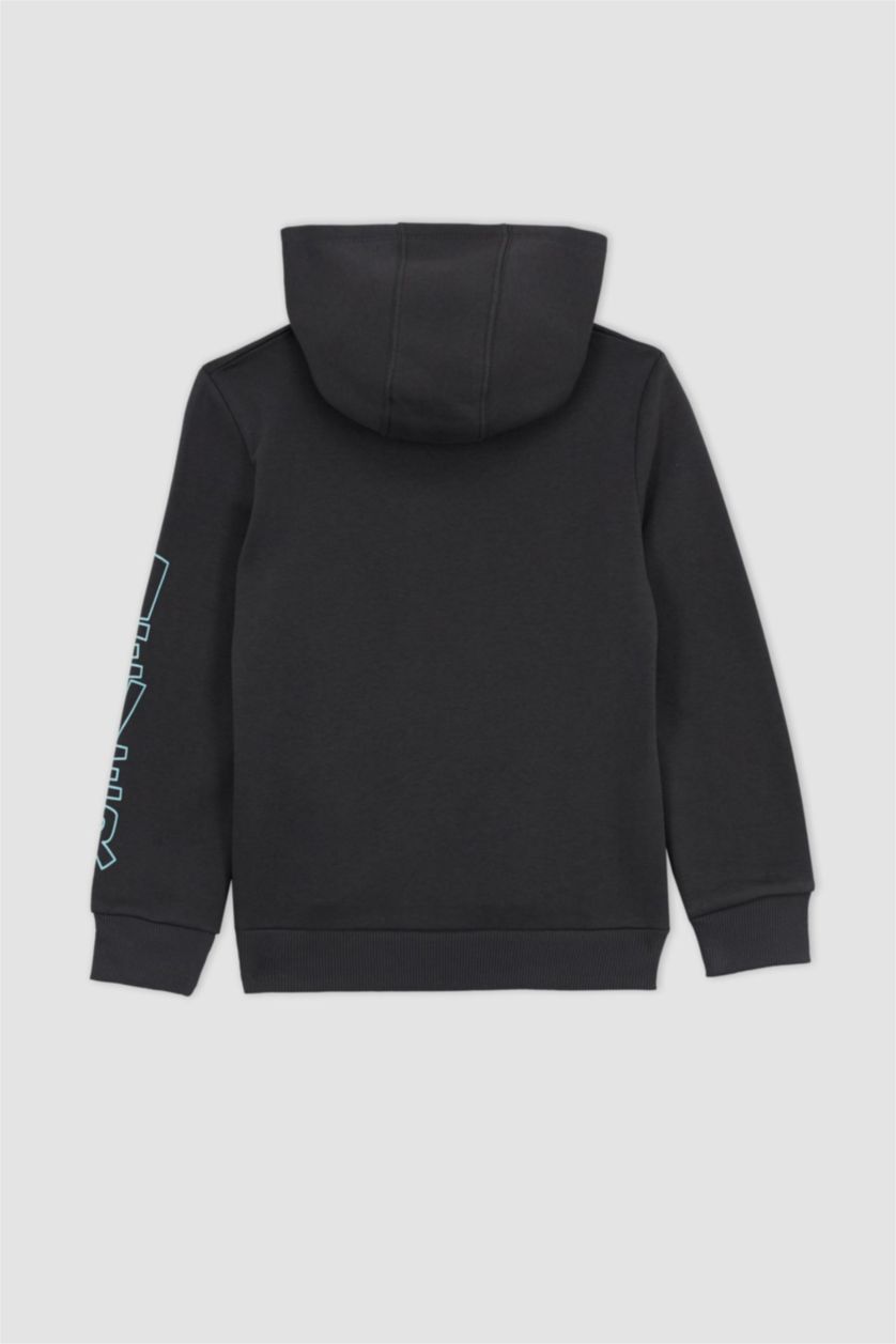 أولاد أنثرا طقم ولادي بغطاء للرأس مطبوع - قطعتين