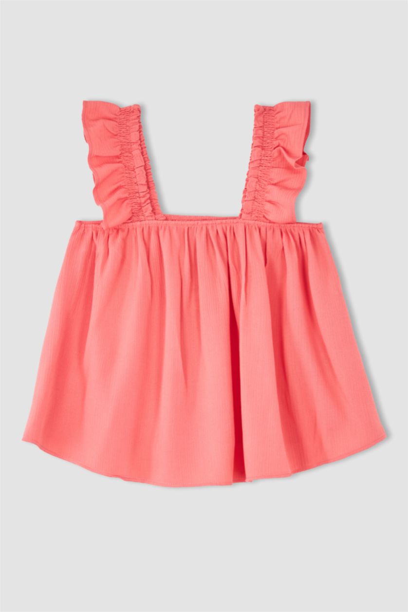 GIRLS & TEENS Coral Girl Regular Fit Short Sleeve Blouse