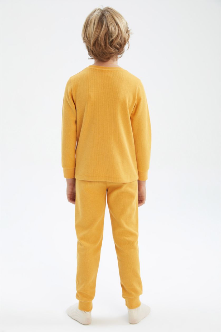 BOYS & TEENS Açık Sarı 2 piece Regular Fit Knitted Pyjamas