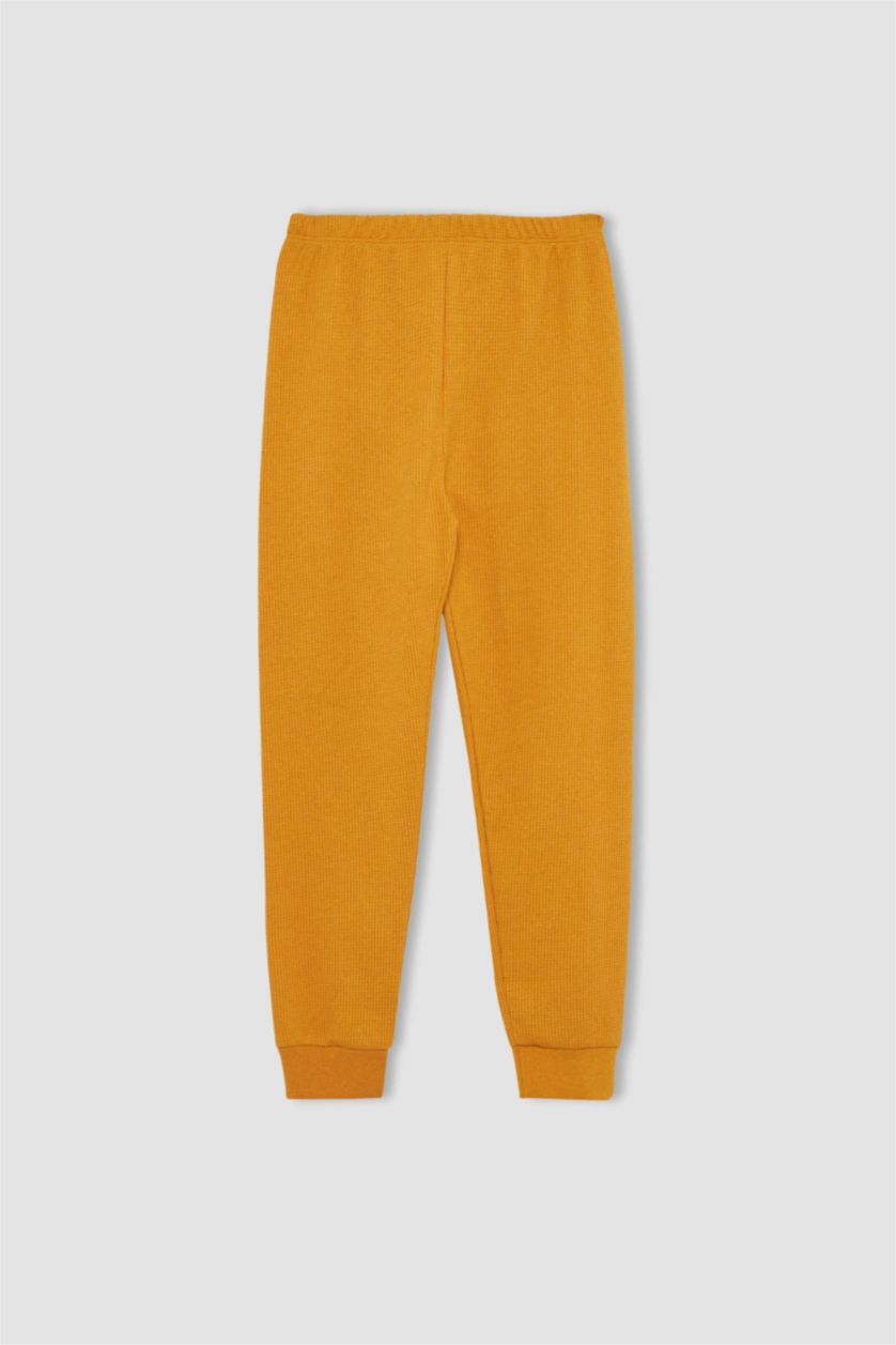 BOYS & TEENS Açık Sarı 2 piece Regular Fit Knitted Pyjamas