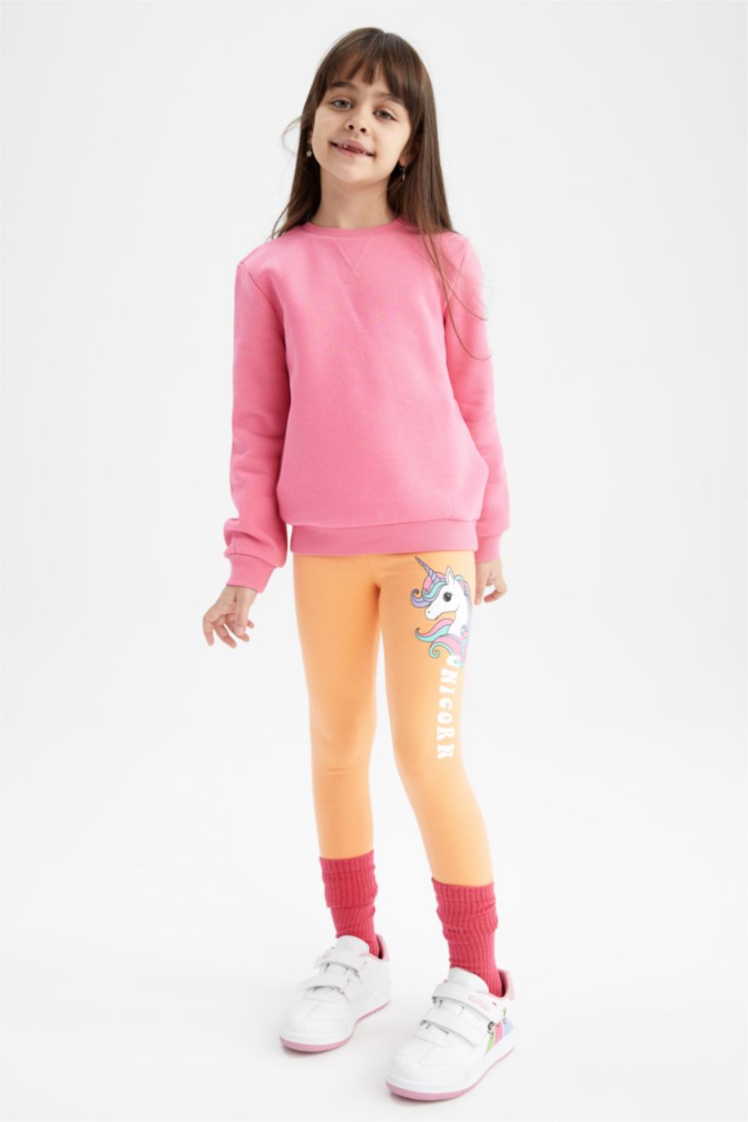 GIRLS & TEENS Salmon Girl Capri Length Leggings