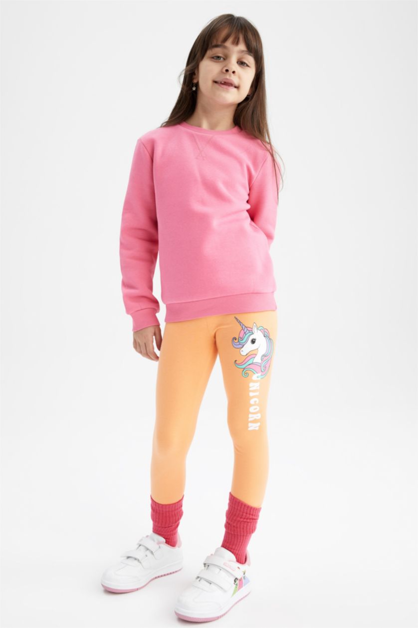 GIRLS & TEENS Salmon Girl Capri Length Leggings