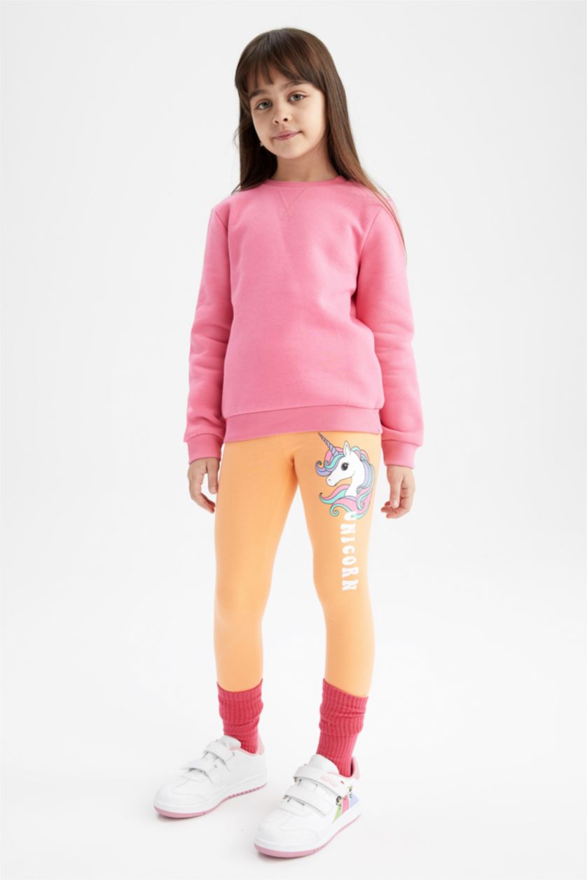 GIRLS & TEENS Salmon Girl Capri Length Leggings