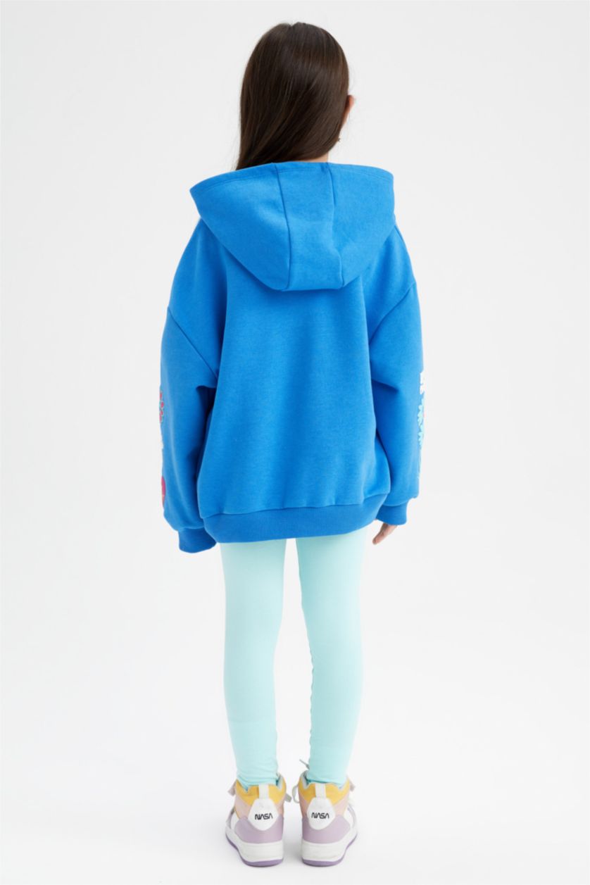 GIRLS & TEENS Aqua Girl Capri Length Leggings