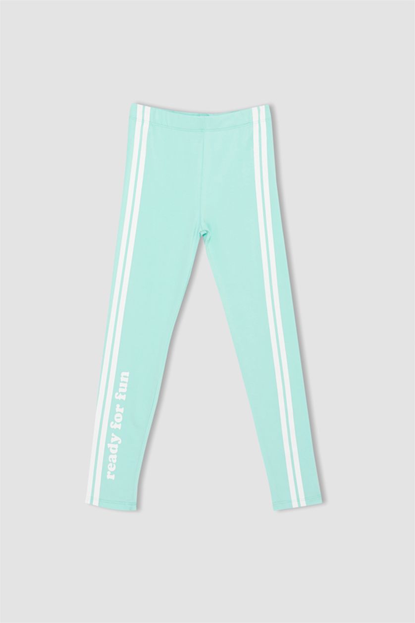 GIRLS & TEENS Aqua Girl Capri Length Leggings