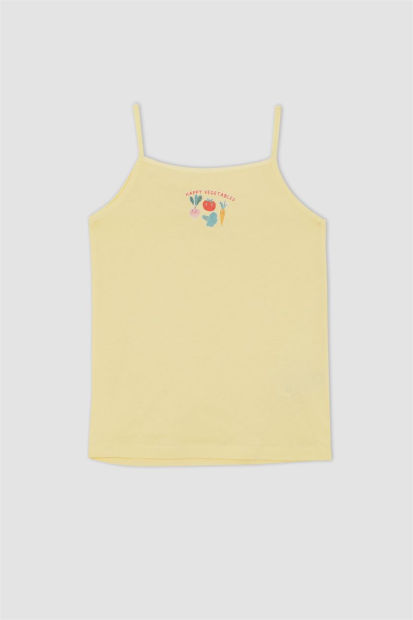 Девочки и подростки Белый Майка стандартного кроя для девочек, коллекция Defacto Fit, 2 шт