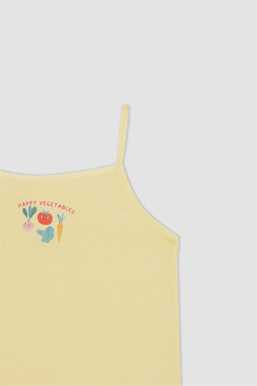 Девочки и подростки Белый Майка стандартного кроя для девочек, коллекция Defacto Fit, 2 шт