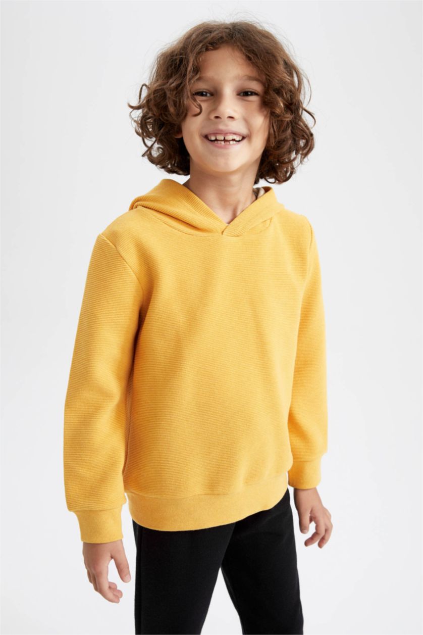 BOYS & TEENS Yellow Boys Hoodie Sweatshirt